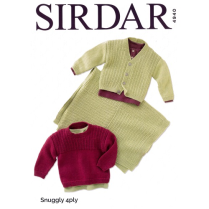 (SL4 4940 Sweater, Cardi and Blanket)